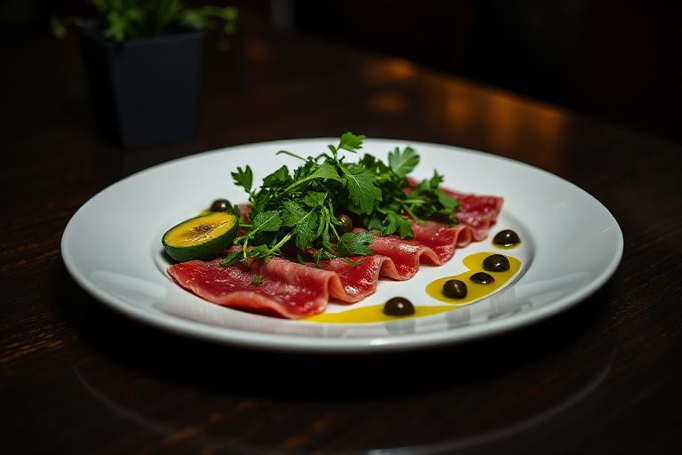Carpaccio de res