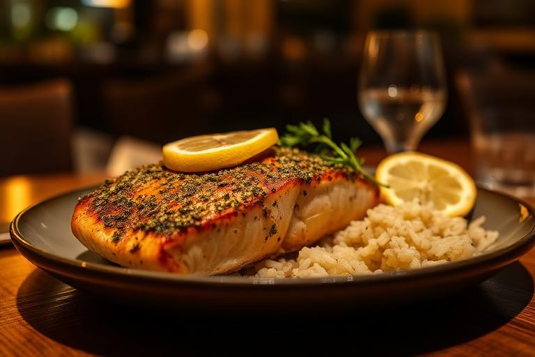 Salmón a la plancha